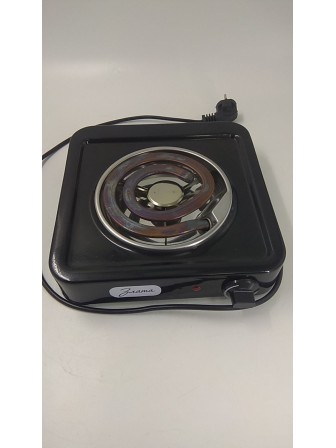 24-2734 Электрическая плитка Злата 114Т черная, 1 конфорка, ТЭН