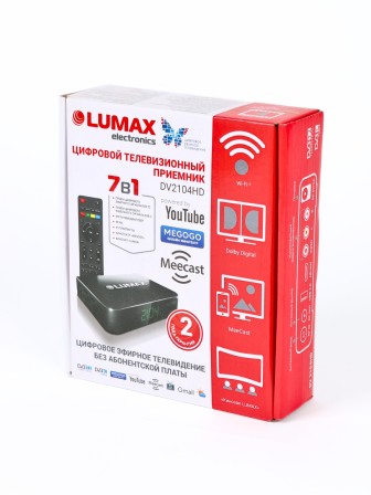 Цифровая ТВ -приставка LUMAX DV2104HD, DVB-T2, Wi-Fi