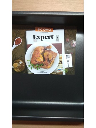 Уценка! 23-2590 Противень Scovo Expert СЭ-049, 395х270х65мм, бордовый