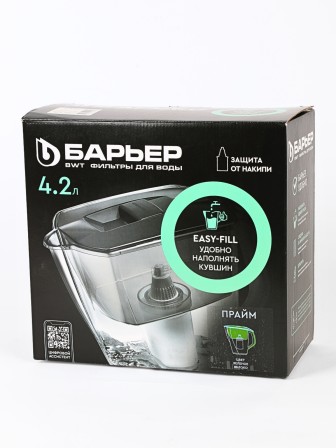 Фильтр-кувшин Барьер ПРАЙМ зеленое яблоко, 4,2 л с индикатором