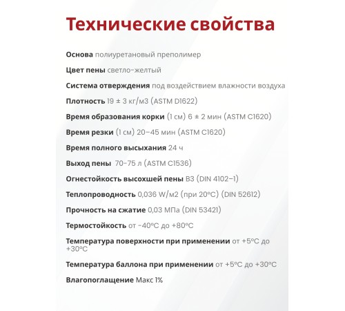 Akfix 872 Профессиональная монтажная пена, 1020 гр.