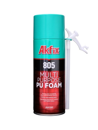 Akfix 805 Многоцелевая бытовая полиуретановая пена, 350 гр.