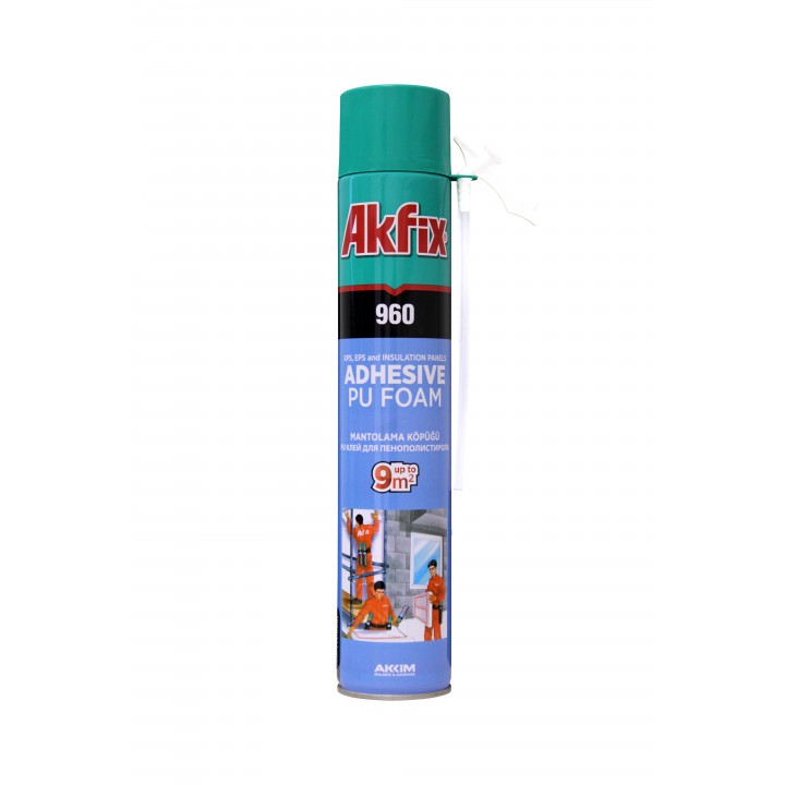 Akfix 960 Бытовая клей-пена всесезонная, 800 мл.
