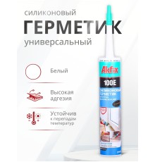Akfix 100E Универсальный силикон, 280 мл. Белый