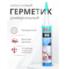 Akfix 100E Универсальный силикон, 280 мл. Прозрачный