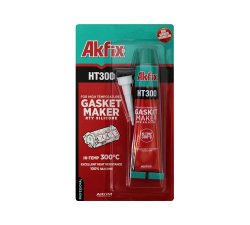Akfix HT300 Термостойкий силикон, 50 гр. Красный (Блистер) Akfix HT300 Термостойкий силикон, 50 гр. Красный (Блистер)