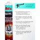 Akfix 637FC ПУ герметик быстросохнущий, 310 мл. Серый