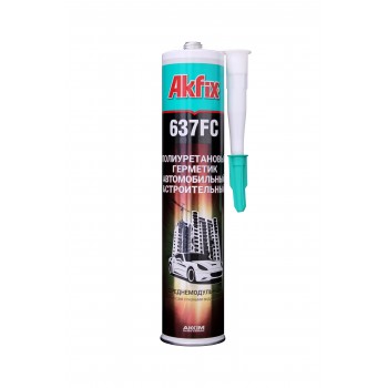 Akfix 637FC ПУ герметик быстросохнущий, 310 мл. Серый