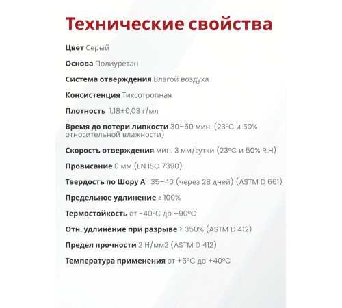 Akfix 637FC ПУ герметик быстросохнущий, 600 мл. Серый Akfix 637FC ПУ герметик быстросохнущий, 600 мл. Серый
