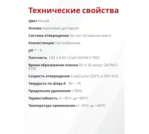 Akfix AC605 Акриловый герметик, 310 мл. Белый Akfix AC605 Акриловый герметик, 310 мл. Белый