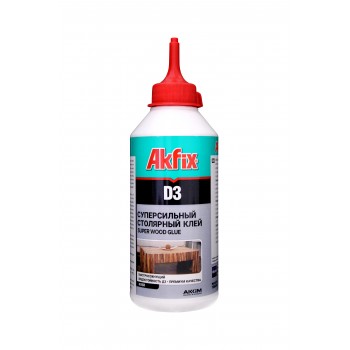 Akfix D3 Клей ПВА Д3, 500 гр. Белый