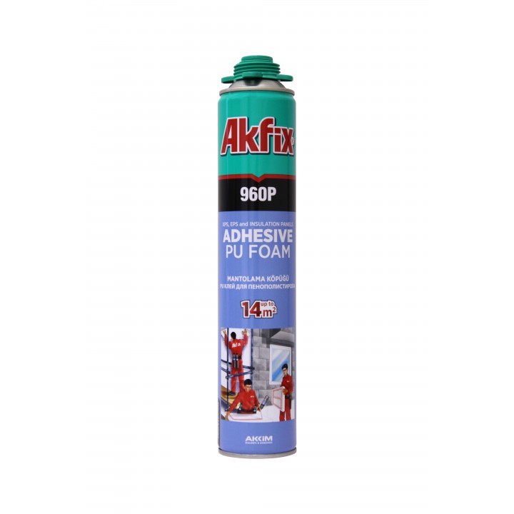 Akfix 960P Профессиональная клей - пена всесезонная, 800 мл.