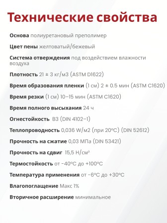 Akfix 967P Быстрая многоцелевая клей - пена, 750 мл.