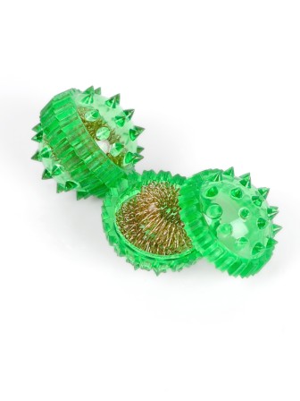 Массажер МАССАЖНЫЙ ШАРИК ЗЕЛЕНЫЙ в блистере, 2 шт