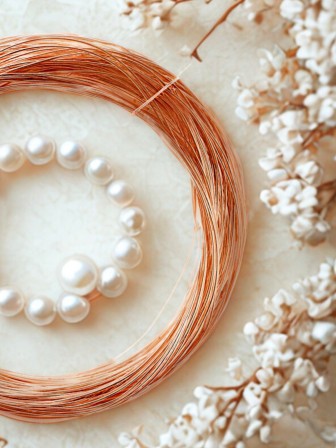 Медная проволока для рукоделия 0.5 мм / 25 метров моток