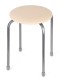 Табурет Эконом ТЭ2/СК слоновая кость, 4 опоры, ДПС, Ника, 2 штуки