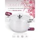 Кастрюля «Прима» (сатин) - 1,75 л, 160 мм, ТРС, КМ (металлическая крышка, матовая полировка, объемными ручками)