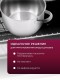 Кастрюля «Прима» (сатин) - 4,5 л, 220 мм, ТРС, КМ (металлическая крышка, матовая полировка, объемными ручками)