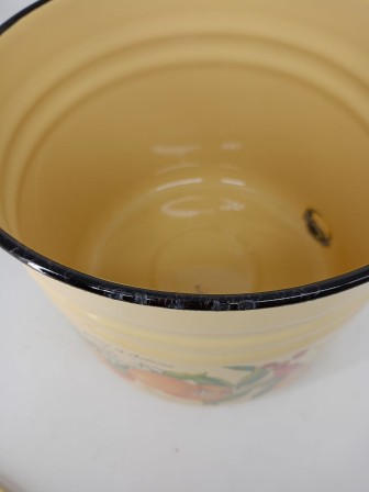 25-0628 Ведро эмалированное 12 л с крышкой 1224Ц/4Км Фруктовая фантазия