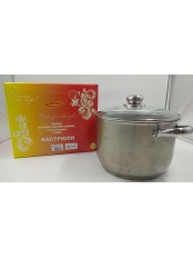 24-0625 Кастрюля Амет Славяна 5 л 1С858 стеклянная крышка