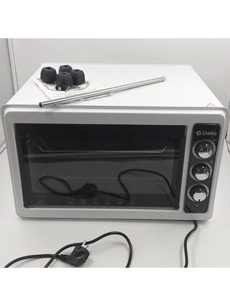 24-0810 Духовка электрическая настольная DELTA D-0123, 37 л, таймер, белый