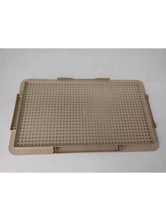 24-1106 Корзина для белья VIOLET 5650020 Лофт, 50 л, латте, узкая с крышкой