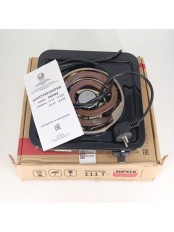 25-0527 Электрическая плитка Мечта 111Т черная, 1 конфорка, ТЭН