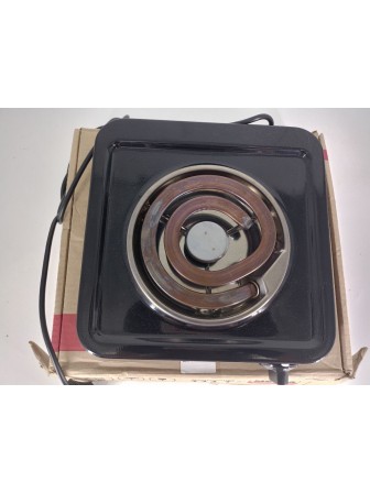 25-0527 Электрическая плитка Мечта 111Т черная, 1 конфорка, ТЭН