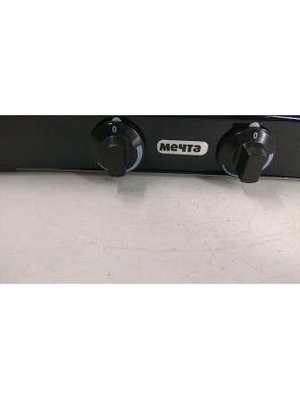 24-1852 Электрическая плитка Мечта 211Ч черная, 2 конфорки, чугун