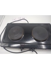 25-0673 Электрическая плитка Мечта 211Ч черная, 2 конфорки, чугун