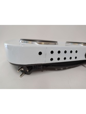 25-0464 Электрическая плитка Мечта 212Ч белая, 2 конфорки, чугун