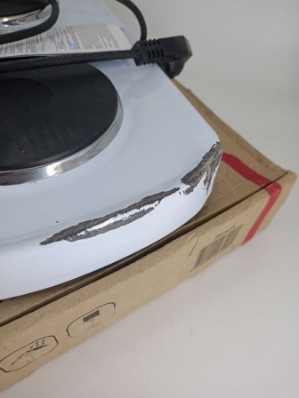 25-0638 Электрическая плитка Мечта 212Ч белая, 2 конфорки, чугун