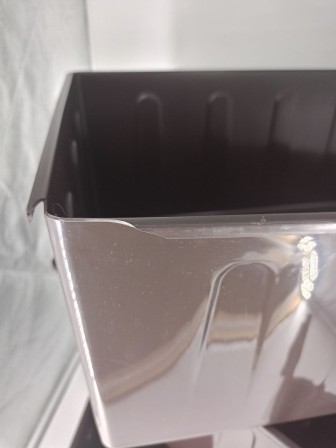 Уценка 24-0406 Комод пластиковый VIOLET Плетенка 035401, 4 секции, бежевый/коричневый