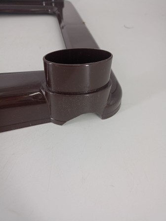 Уценка 24-0406 Комод пластиковый VIOLET Плетенка 035401, 4 секции, бежевый/коричневый