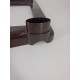 Уценка 24-0406 Комод пластиковый VIOLET Плетенка 035401, 4 секции, бежевый/коричневый