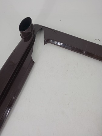 Уценка 24-0406 Комод пластиковый VIOLET Плетенка 035401, 4 секции, бежевый/коричневый