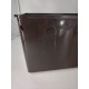 Уценка 23-1293 Комод пластиковый VIOLET Кожа 035294, 4 секции, тёмный