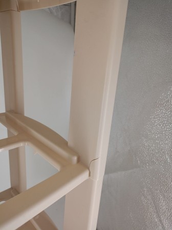 Уценка 23-1461 Комод пластиковый Альтернатива Колорит М7833, 3 секции, бежевый