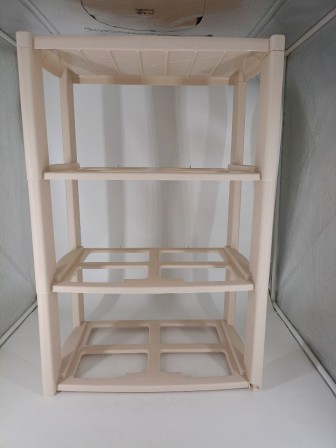 Уценка 23-1461 Комод пластиковый Альтернатива Колорит М7833, 3 секции, бежевый