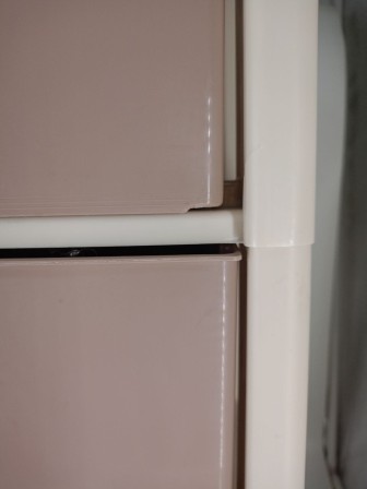 Уценка 23-1461 Комод пластиковый Альтернатива Колорит М7833, 3 секции, бежевый