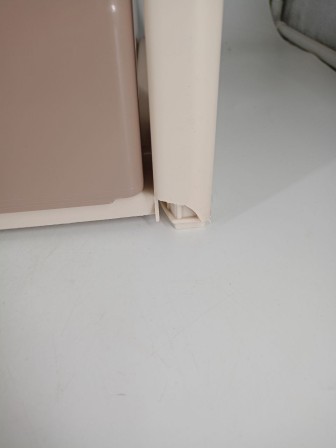 Уценка 23-1461 Комод пластиковый Альтернатива Колорит М7833, 3 секции, бежевый