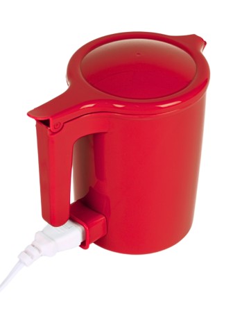 Чайник Росинка 0,5л 0,6кВт, спираль КРАСНЫЙ