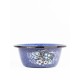 Миска эмалированная 0,8 л, Стальэмаль 1с5с, Голубика, синий, с зерном