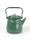 Чайник эмалированный  3,5 л, Стальэмаль 2с26, без рисунка изумрудный, с зерном