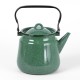 Чайник эмалированный  3,5 л, Стальэмаль 2с26, без рисунка изумрудный, с зерном