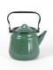 Чайник эмалированный  3,5 л, Стальэмаль 2с26, без рисунка изумрудный, с зерном