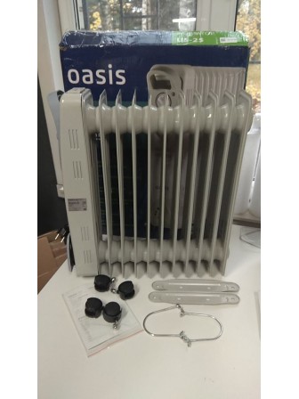 Уценка 23-2738 Масляный радиатор Oasis US-25, 2500 Вт, 11 секций