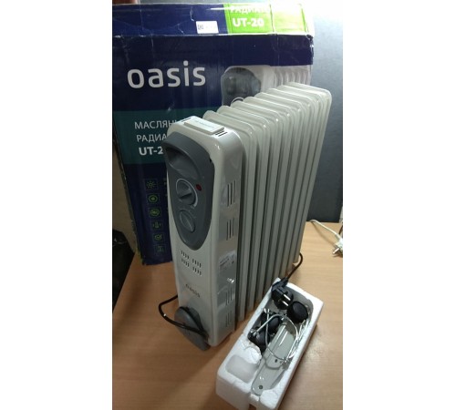 Уценка 23-3159 Масляный радиатор Oasis UT-20, 2000 Вт, 9 секций