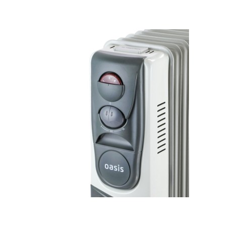 Уценка 24-2129 Масляный радиатор Oasis BB-15T с тепловентилятором, 1500 Вт, 7 секций