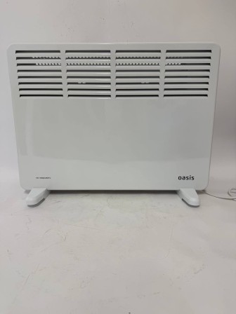 Уценка 24-2816 Обогреватель конвектор OASIS KM-15, 1500 Вт, настенный/напольный на колесиках